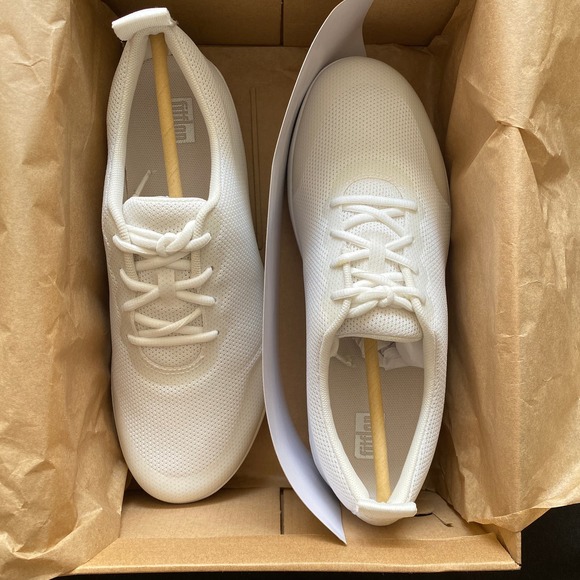 FITFLOP F-Sporty Ombre Womens Sneaker, Urban White, Size 7.5, NEW - Picture 2 of 8